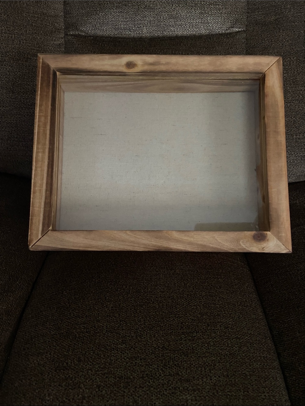 Natural Wood Display Shadow Box Frame - Light Brown